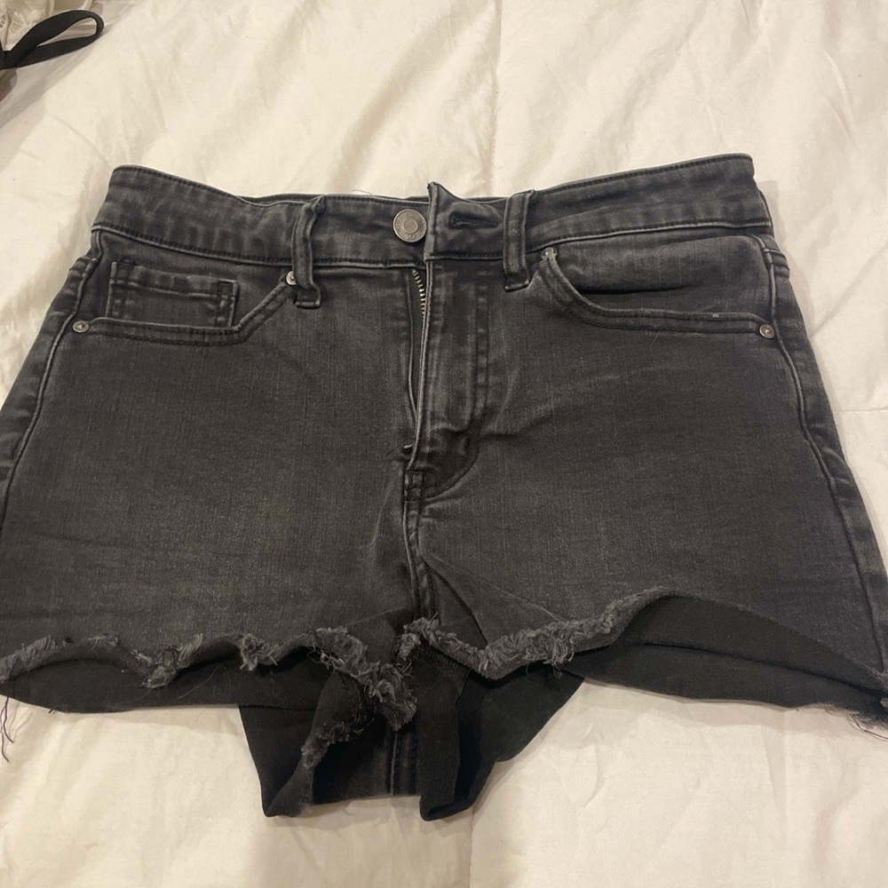 RQS black cut off shorts